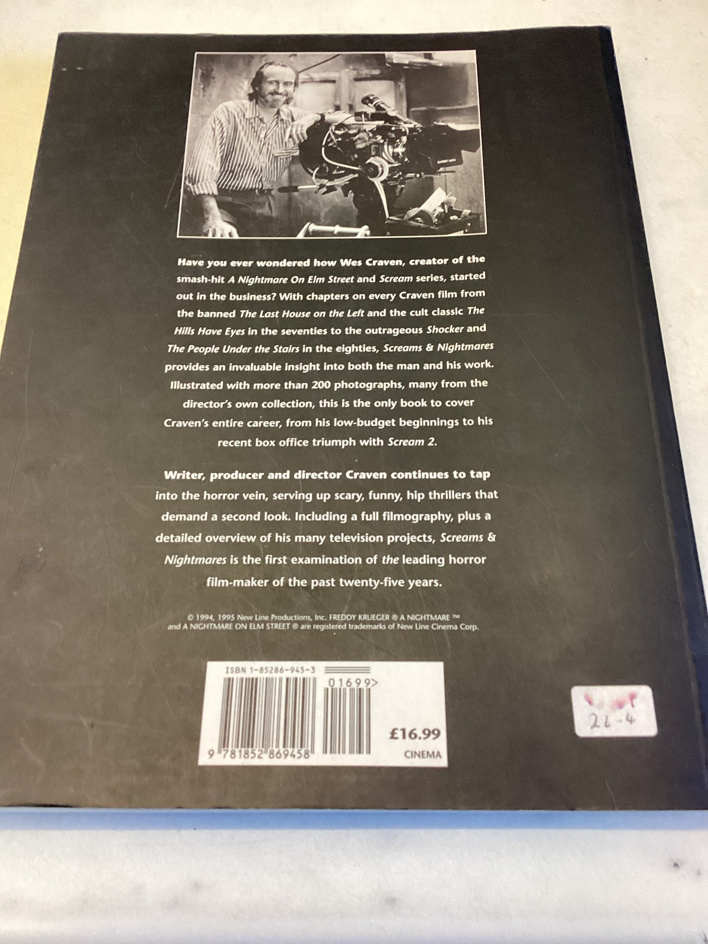 Screams & Nightmares The Films of Wes Craven Brian J Robb