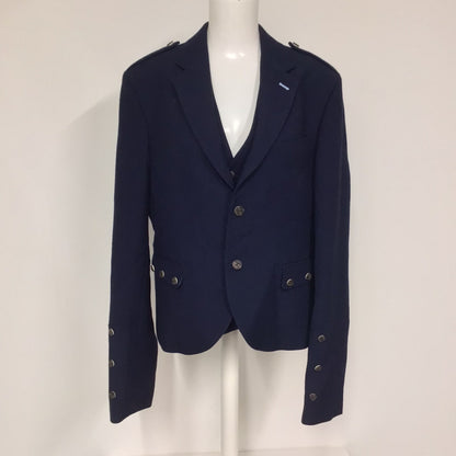 MacGregor MacDuff Blue 2 Piece Set Jacket & Waistcoat Size Ch40-44" (approx.)