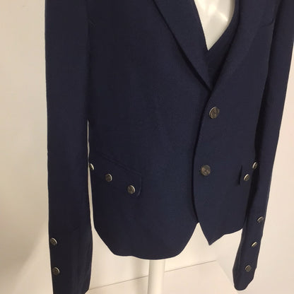 MacGregor MacDuff Blue 2 Piece Set Jacket & Waistcoat Size Ch40-44" (approx.)