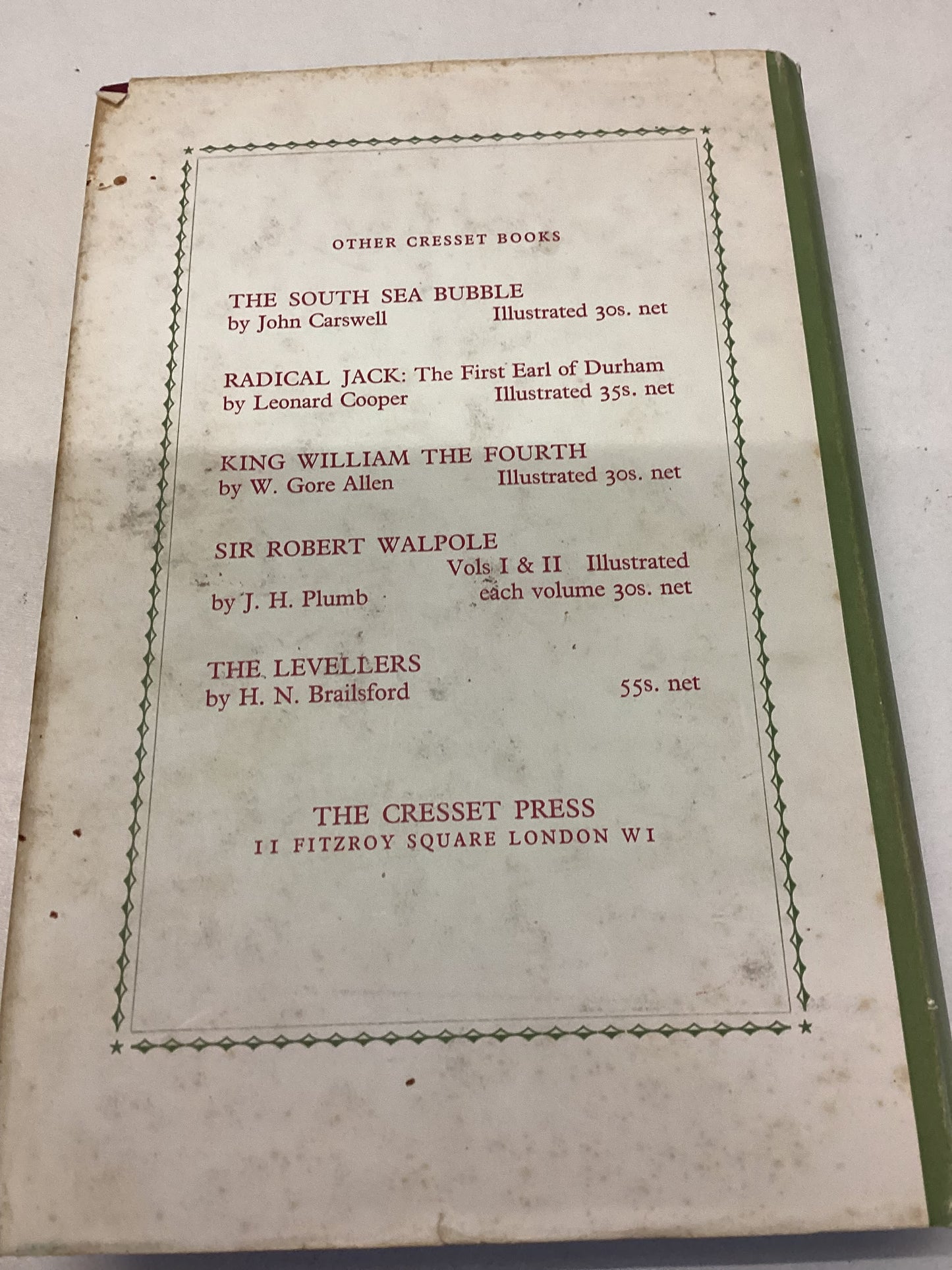 Eadmer's History of Recent Events in England Historia Novorum in Anglia