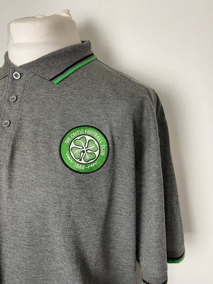 Celtic FC Grey Polo Top XXL