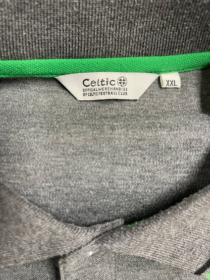 Celtic FC Grey Polo Top XXL