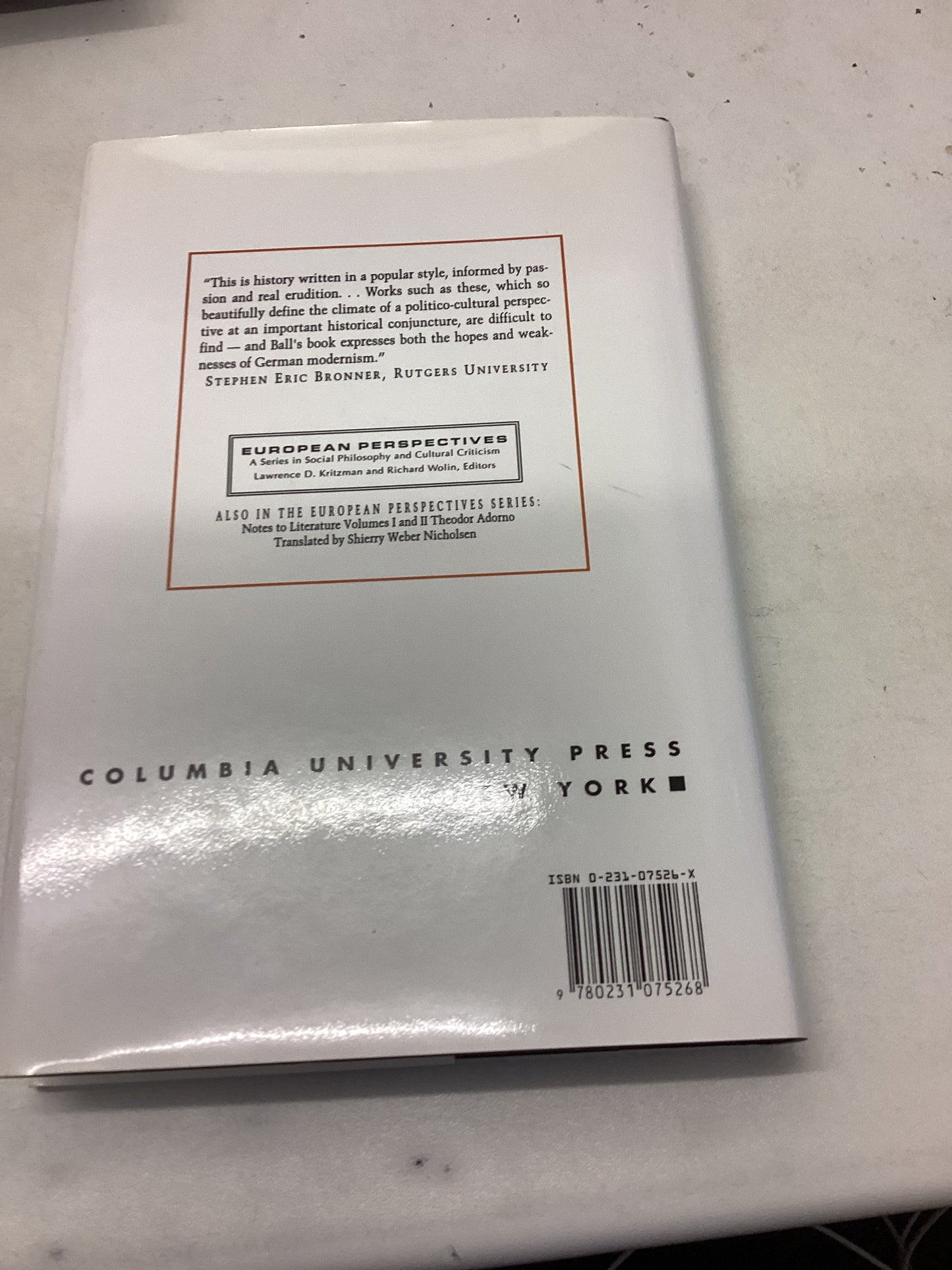 Critique of The German Intelligentsia Hugo Ball