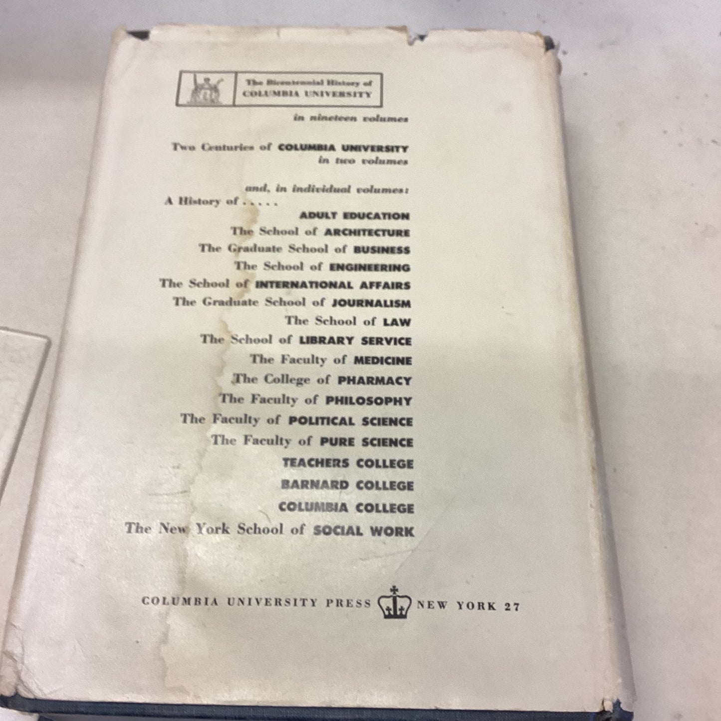 A History of The School of Law Columbia University