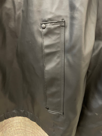 Helly Hansen Black Rain Jacket with Removable Hood 14 Large