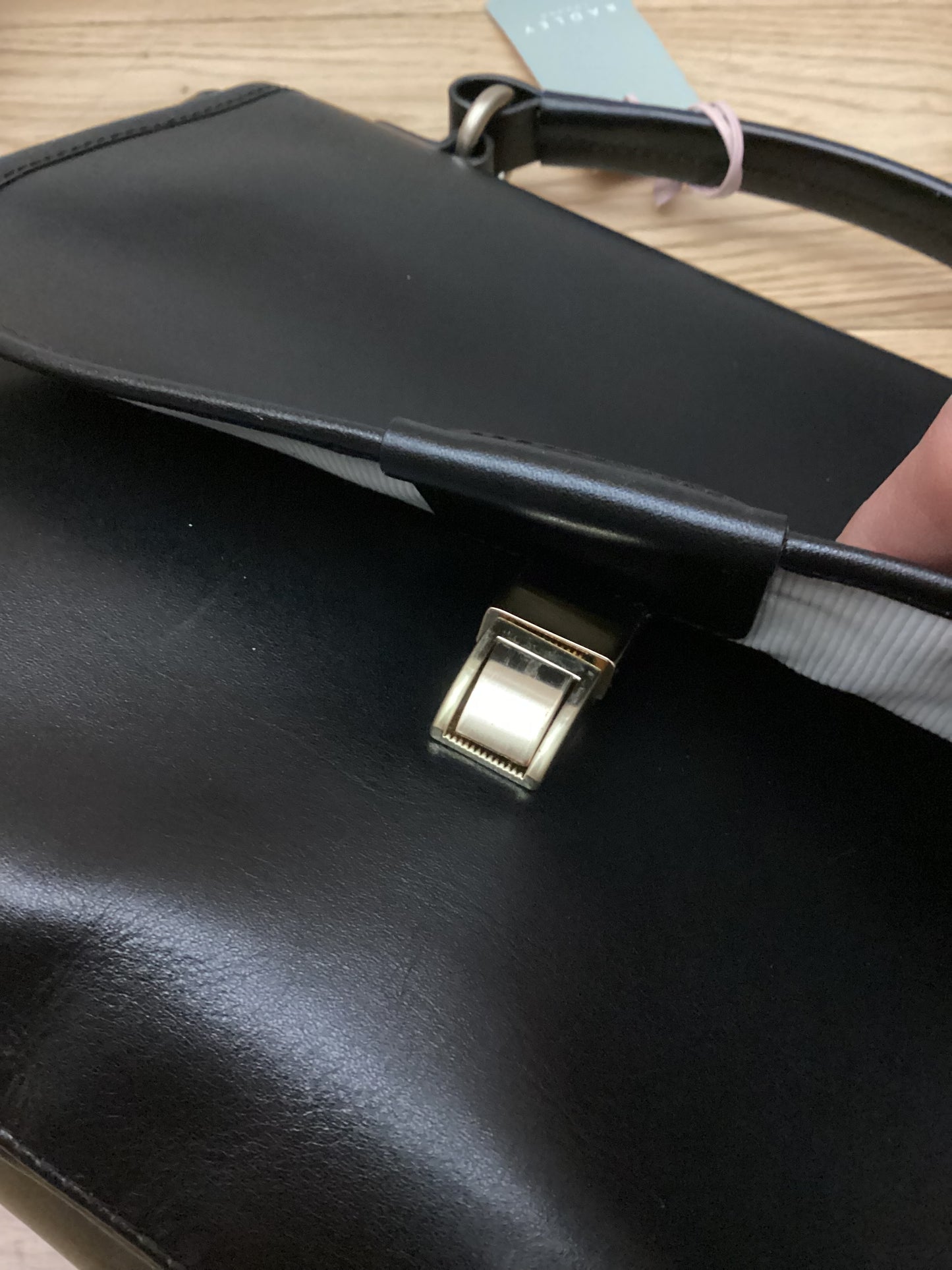 BNWT Radley Black Leather Handbag
