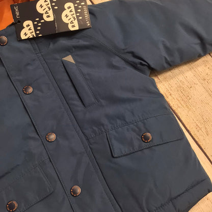 BNWT Next Blue Waterproof Jacket Age 9-12mths