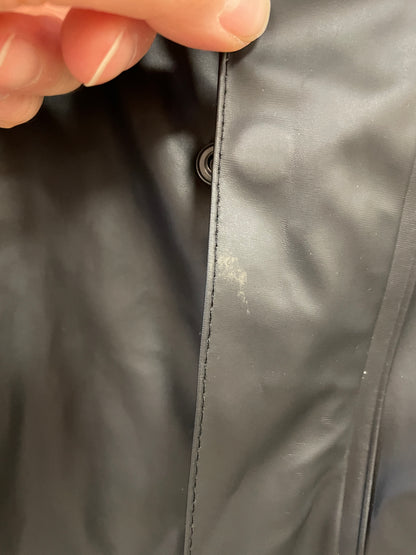 Helly Hansen Black Rain Jacket with Removable Hood 14 Large