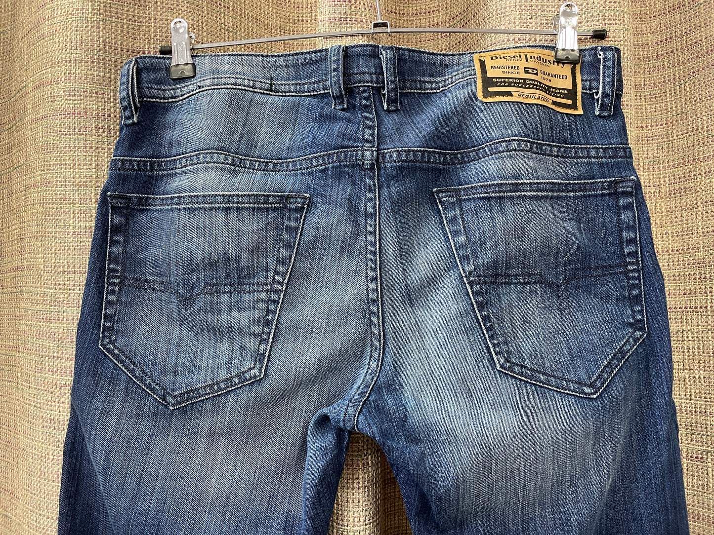 Diesel Industry Thommer Indigo Blue Jeans W34 L32