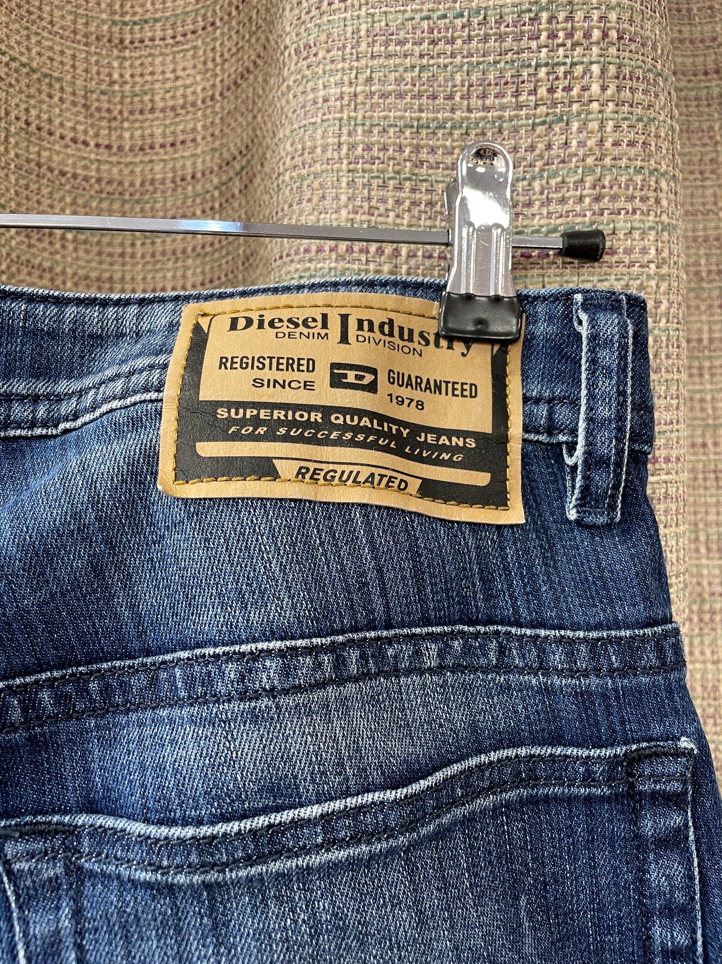 Diesel Industry Thommer Indigo Blue Jeans W34 L32