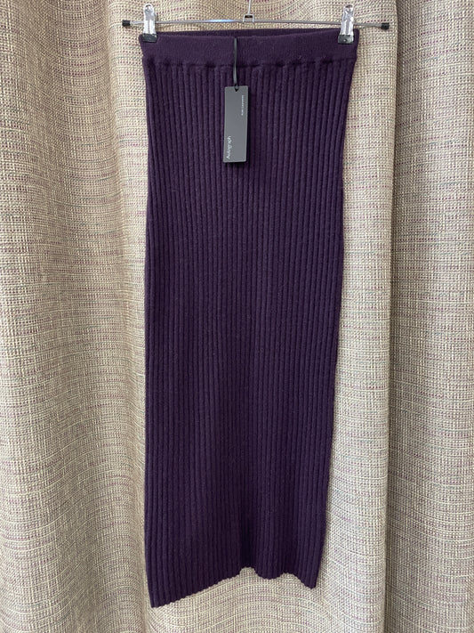 M&S Marks & Spencer Autograph New with Tags Purple Cashmere Maxi Skirt Size 8