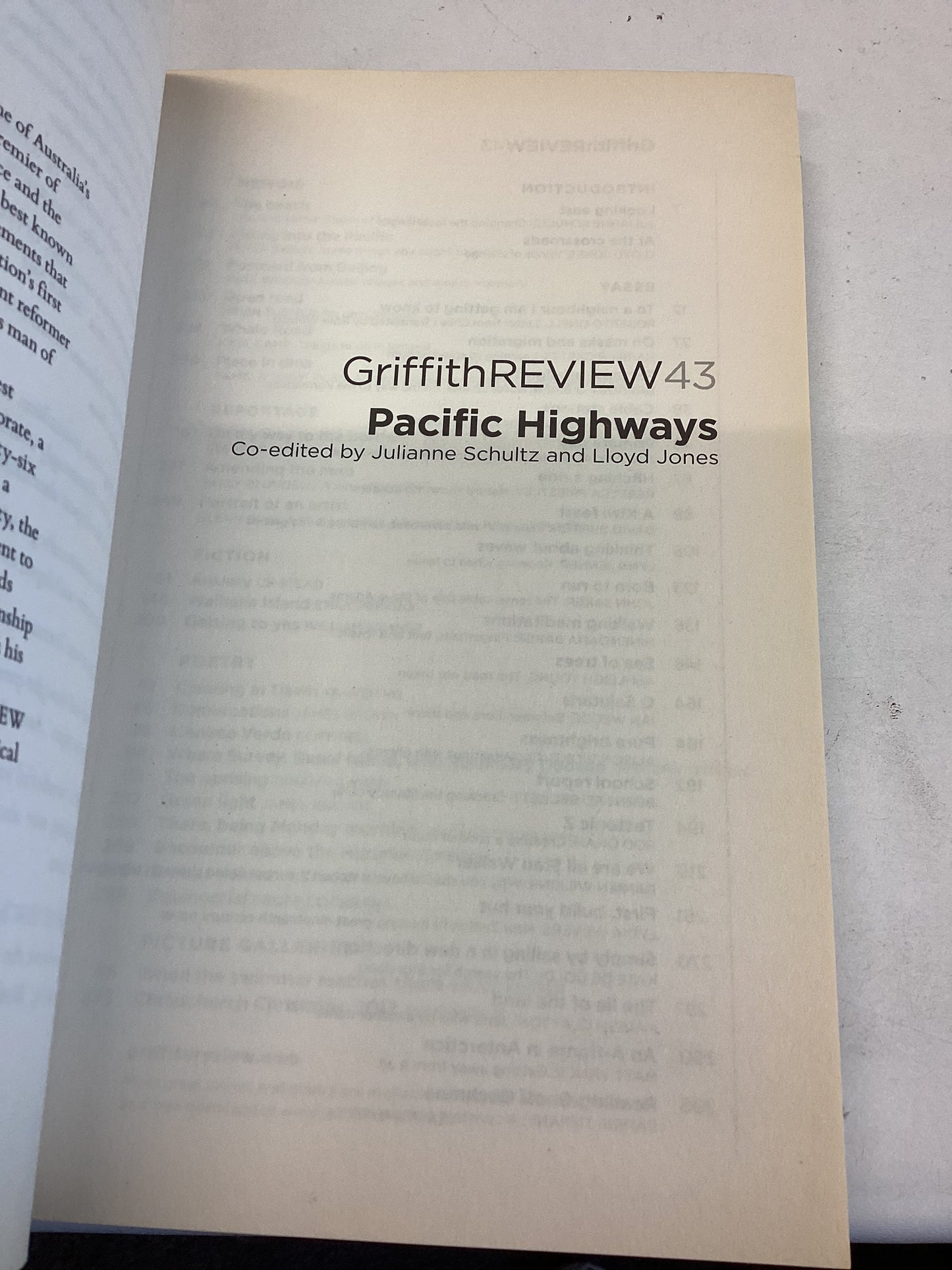 Pacific Highways Griffith Review 43