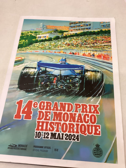 14e Grand Prix de Monaco Historique 10 - 12 Mai 2024 Official Programme