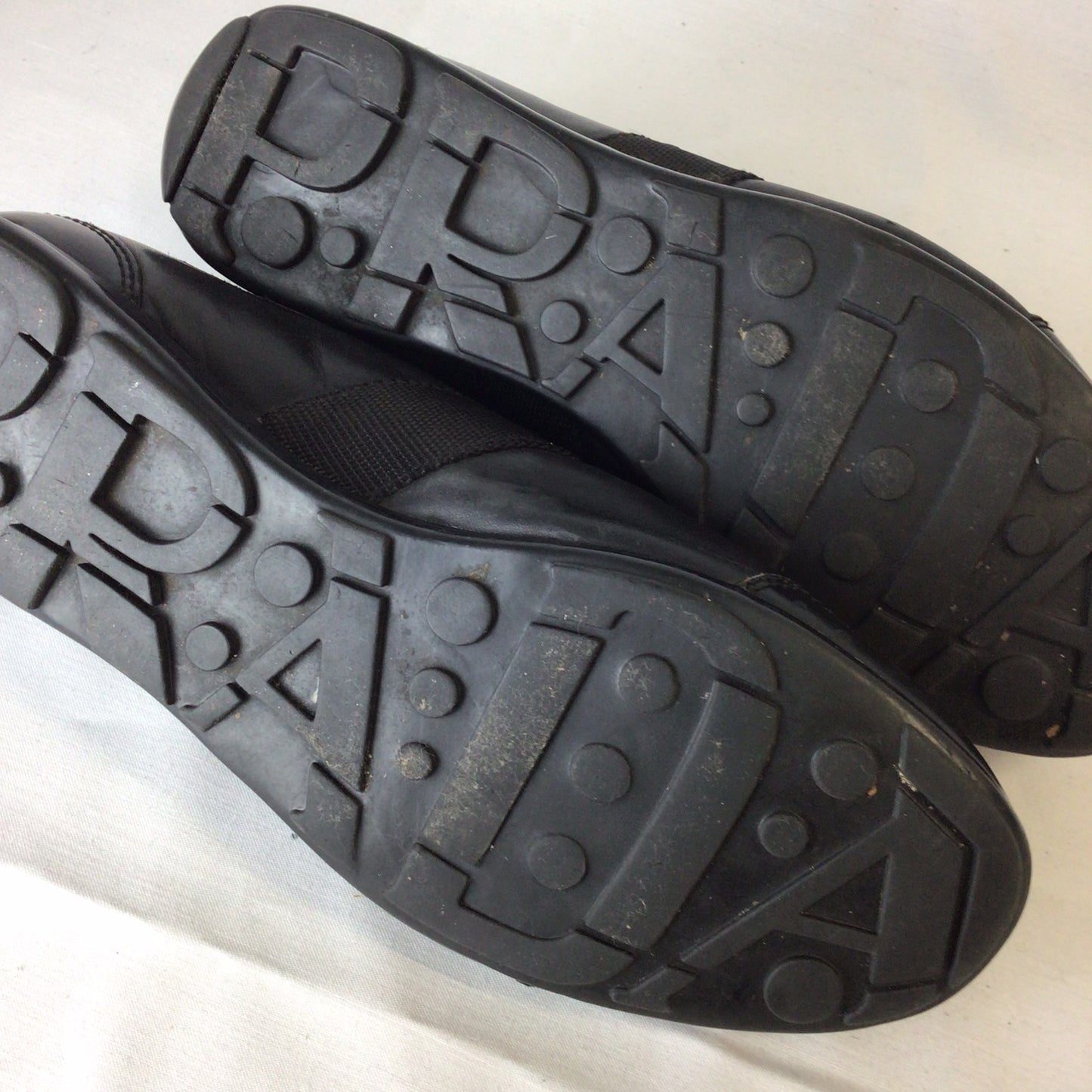 Prada 4E 1628 Black Leather Trainers Size 6.5 UK