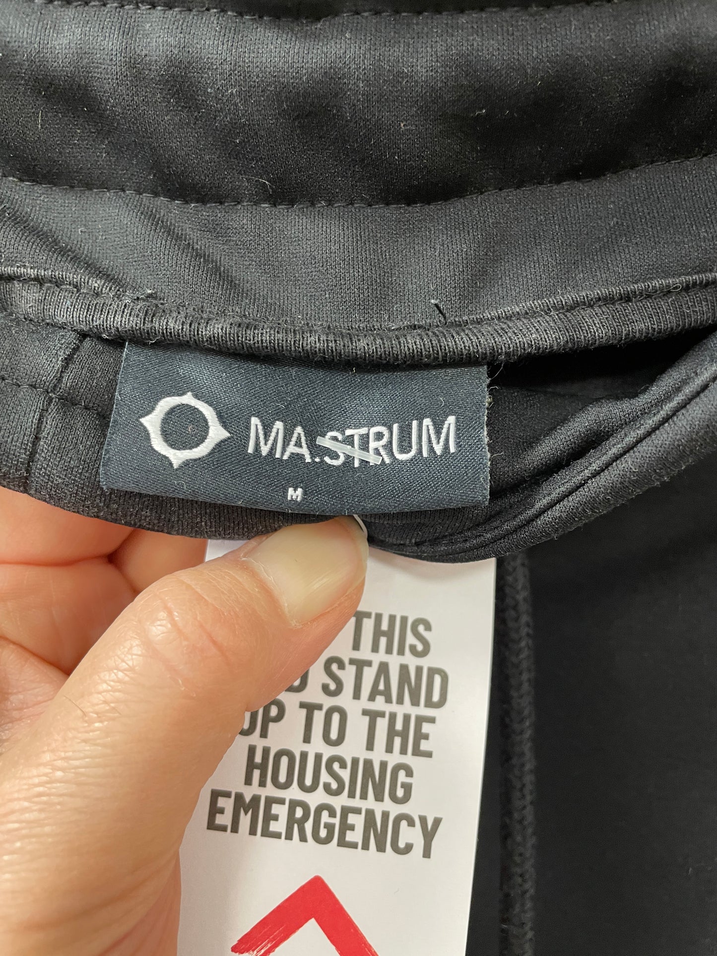 Ma.strum Black Casual Tracksuit Jogging Trousers Medium