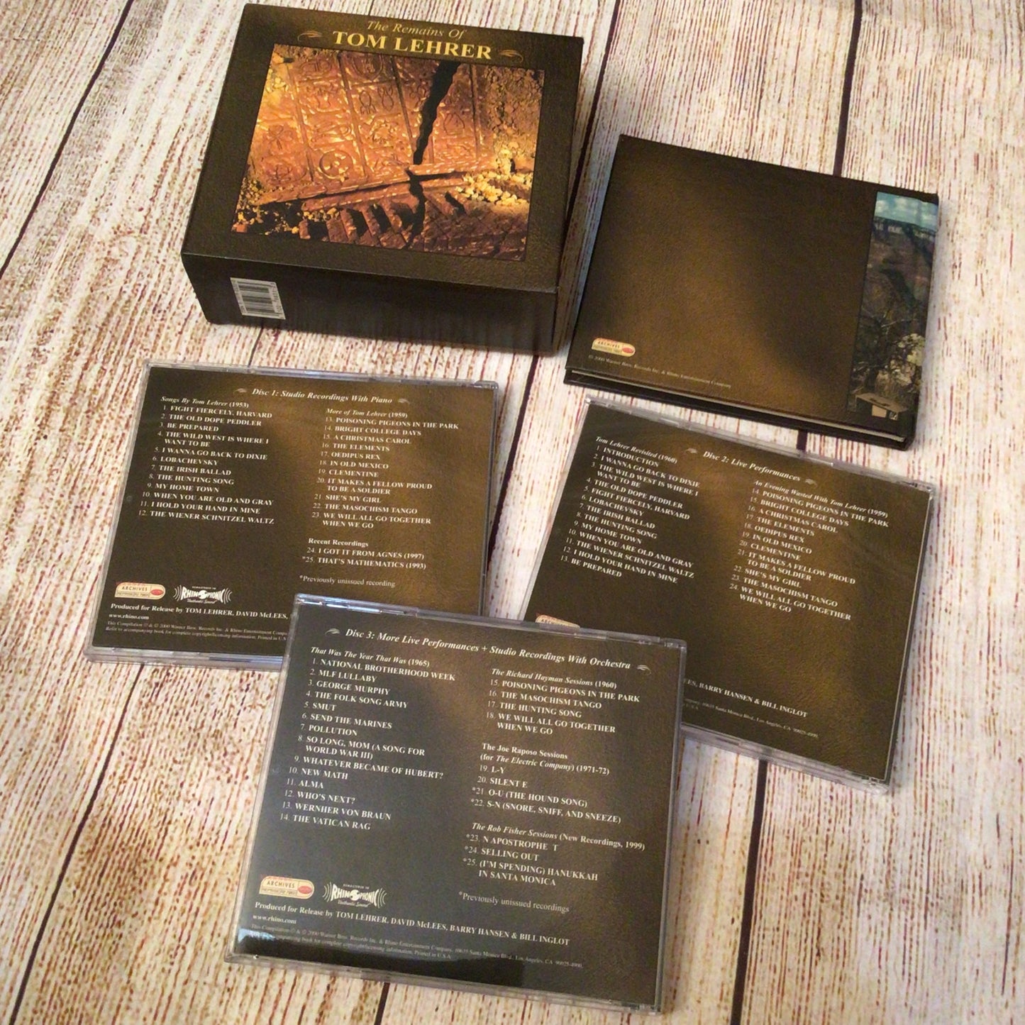 The Remains of Tom Lehrer, 3 CD Set (2000) 081227983123