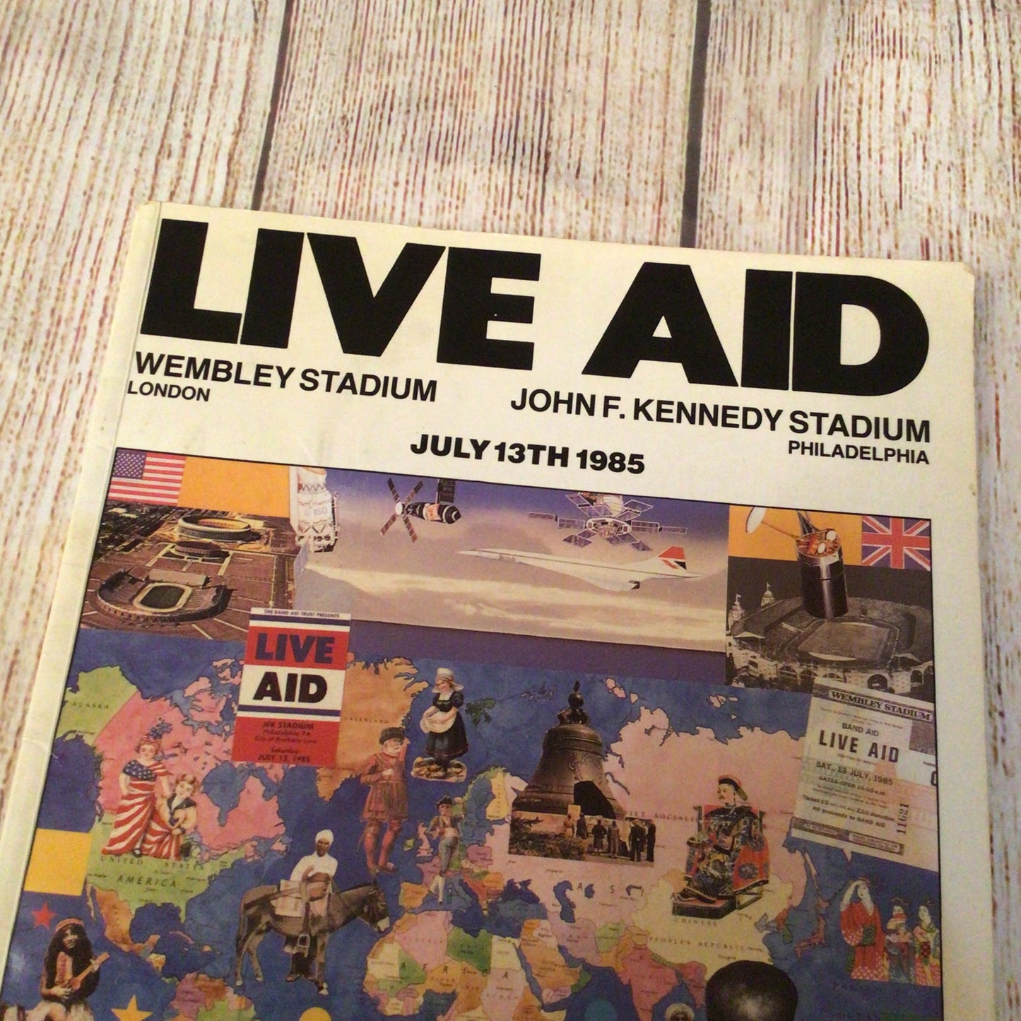 Live Aid Concert Programme, Wembley Stadium, July 13th 1985