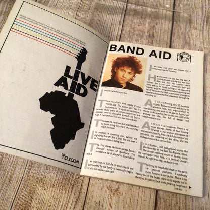 Live Aid Concert Programme, Wembley Stadium, July 13th 1985