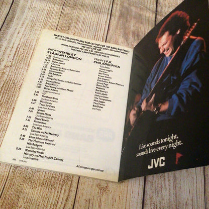 Live Aid Concert Programme, Wembley Stadium, July 13th 1985