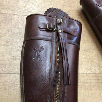 Penelope Chilvers Long Tassel Conker Brown Boots Size EU 41