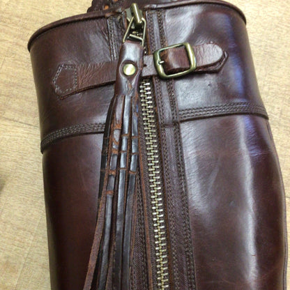 Penelope Chilvers Long Tassel Conker Brown Boots Size EU 41