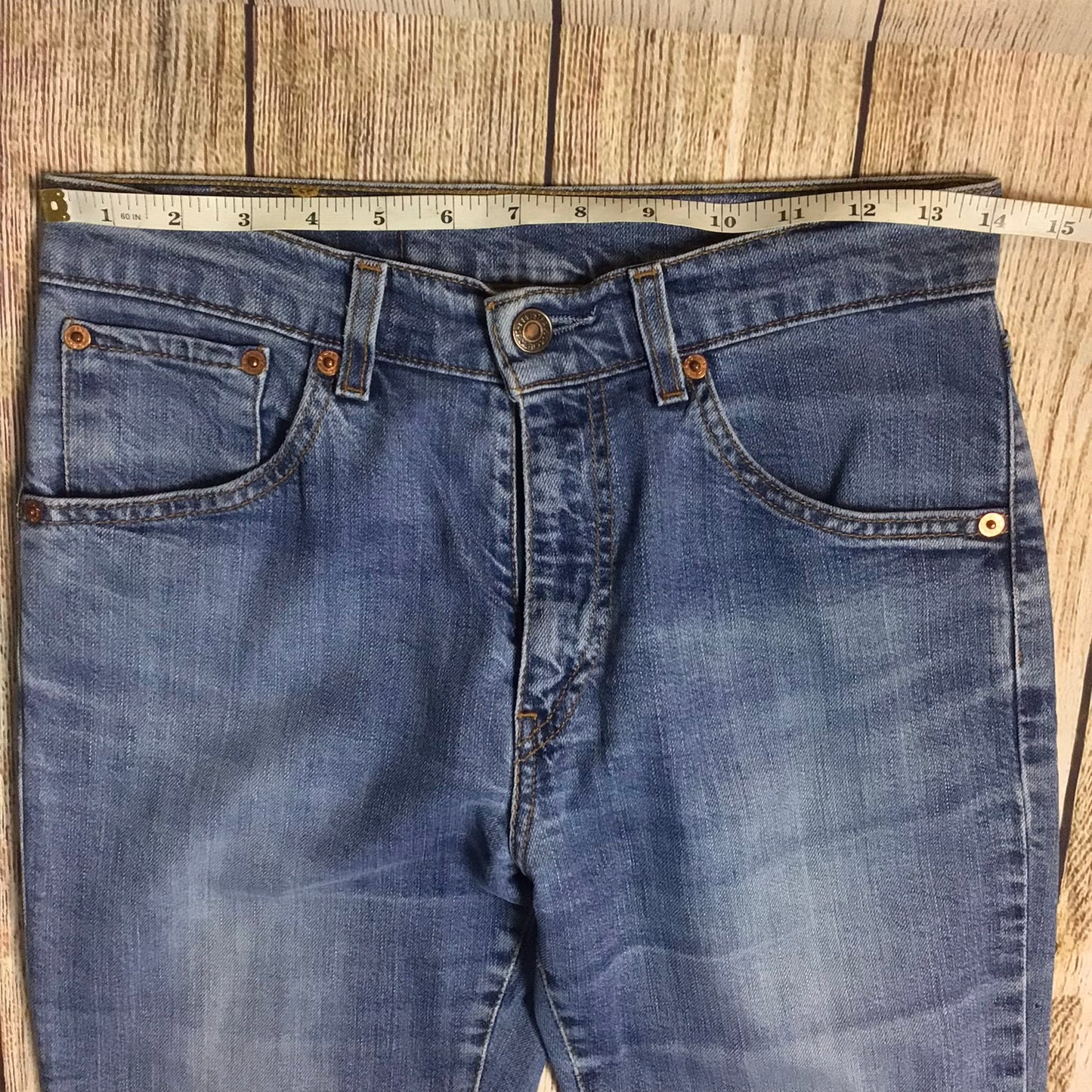 Levi's 525 Blue Bootcut Jeans Size W28 L32