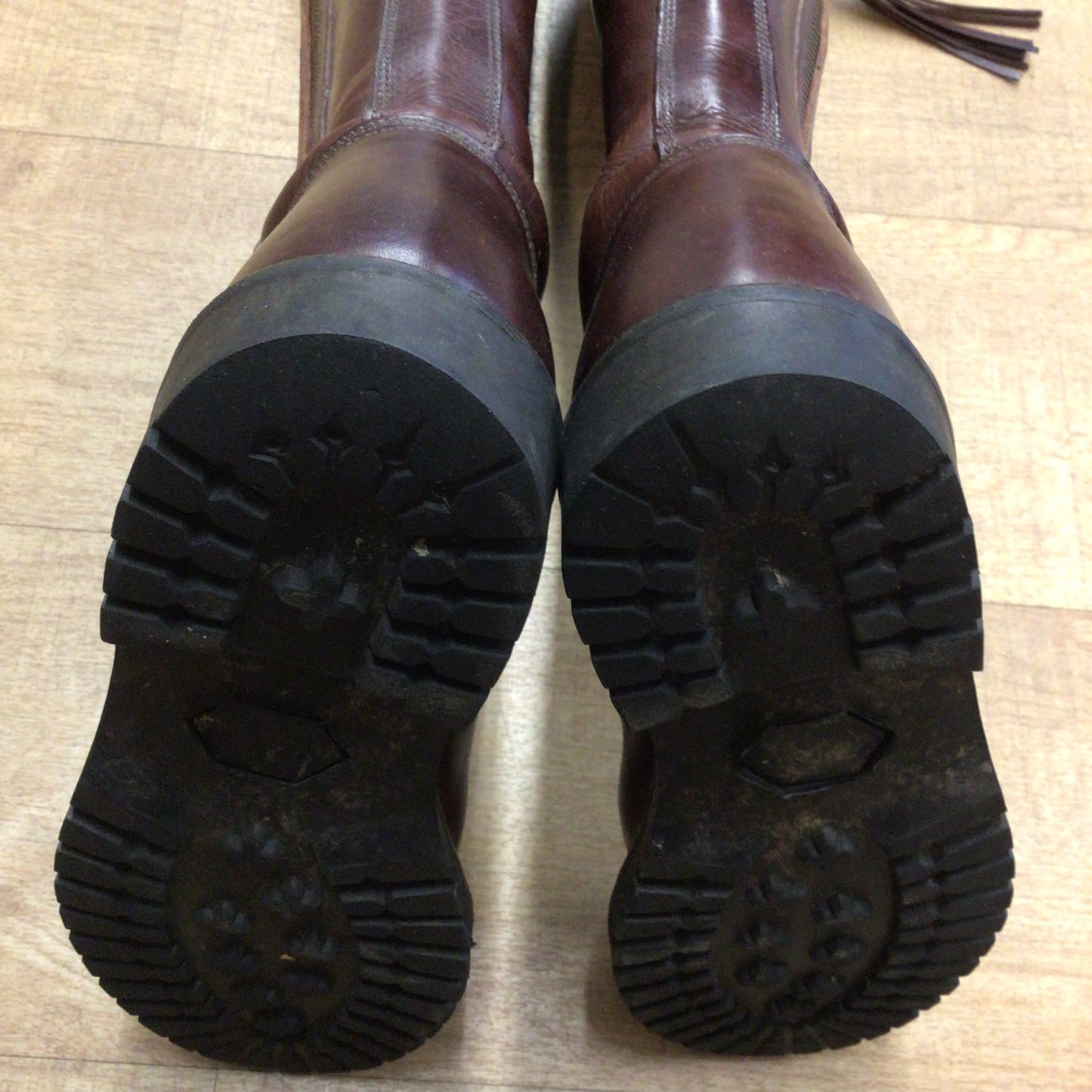 Penelope Chilvers Long Tassel Conker Brown Boots Size EU 41