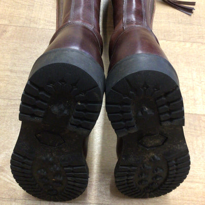 Penelope Chilvers Long Tassel Conker Brown Boots Size EU 41