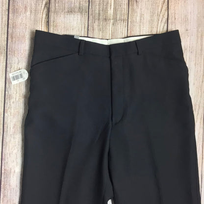 BNWT Farah Black Teflon Smart Straight Leg Trousers Size W34 L29