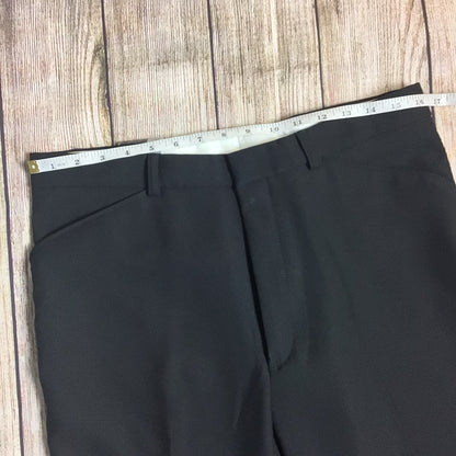 BNWT Farah Black Teflon Smart Straight Leg Trousers Size W34 L29