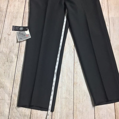 BNWT Farah Black Teflon Smart Straight Leg Trousers Size W34 L29