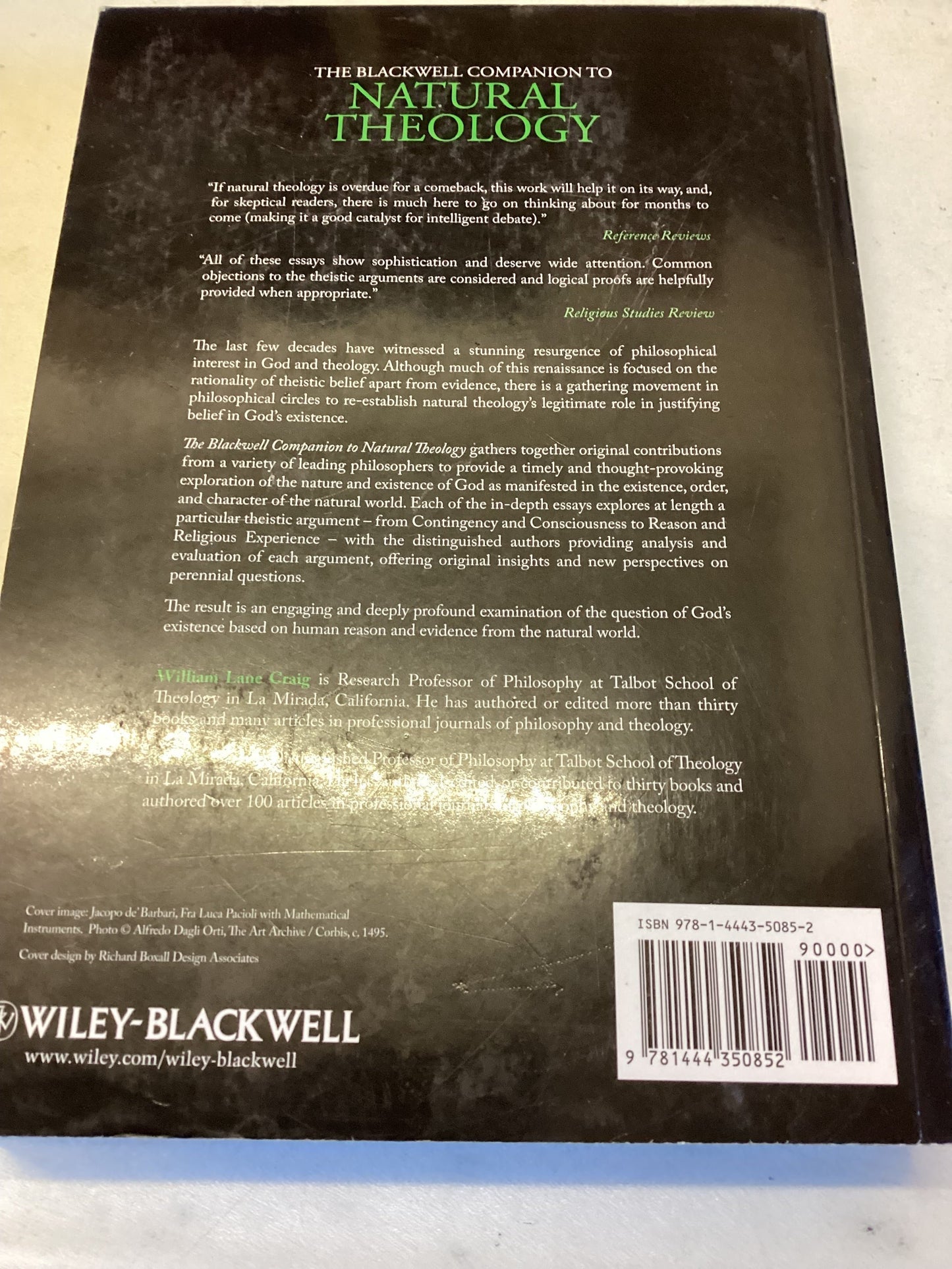 The Blackwell Companion to Natural Theology