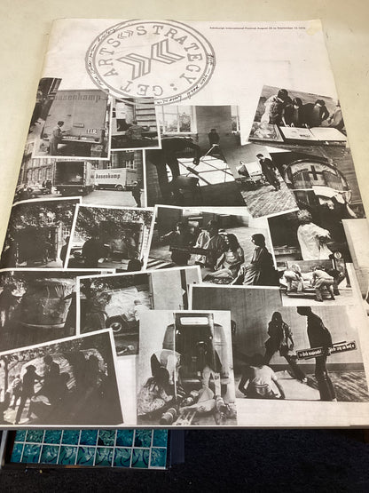 Get Arts Strategy Edinburgh International festival August 23 to September 12 1970 Signed