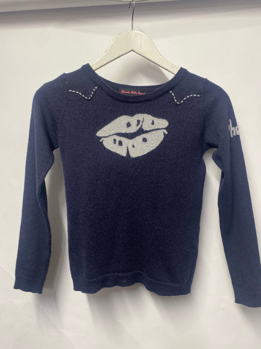Bella Freud Navy Phoebe Knitted Jumper XS