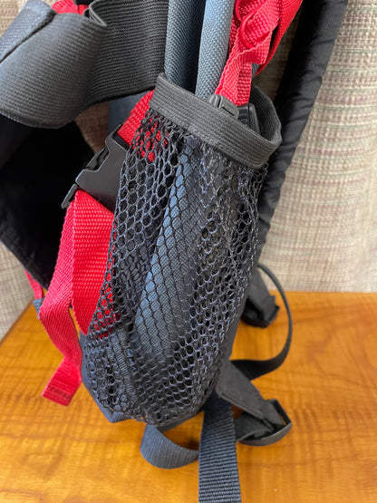 Senate Black & Grey with Red Trim Backpack Rucksack Bag