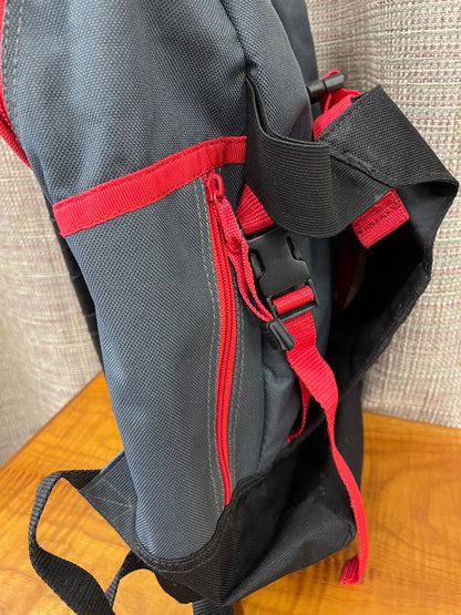 Senate Black & Grey with Red Trim Backpack Rucksack Bag