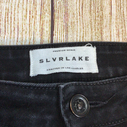 Slvrlake Lou Lou Black Cotton Blend Jeans Size 31