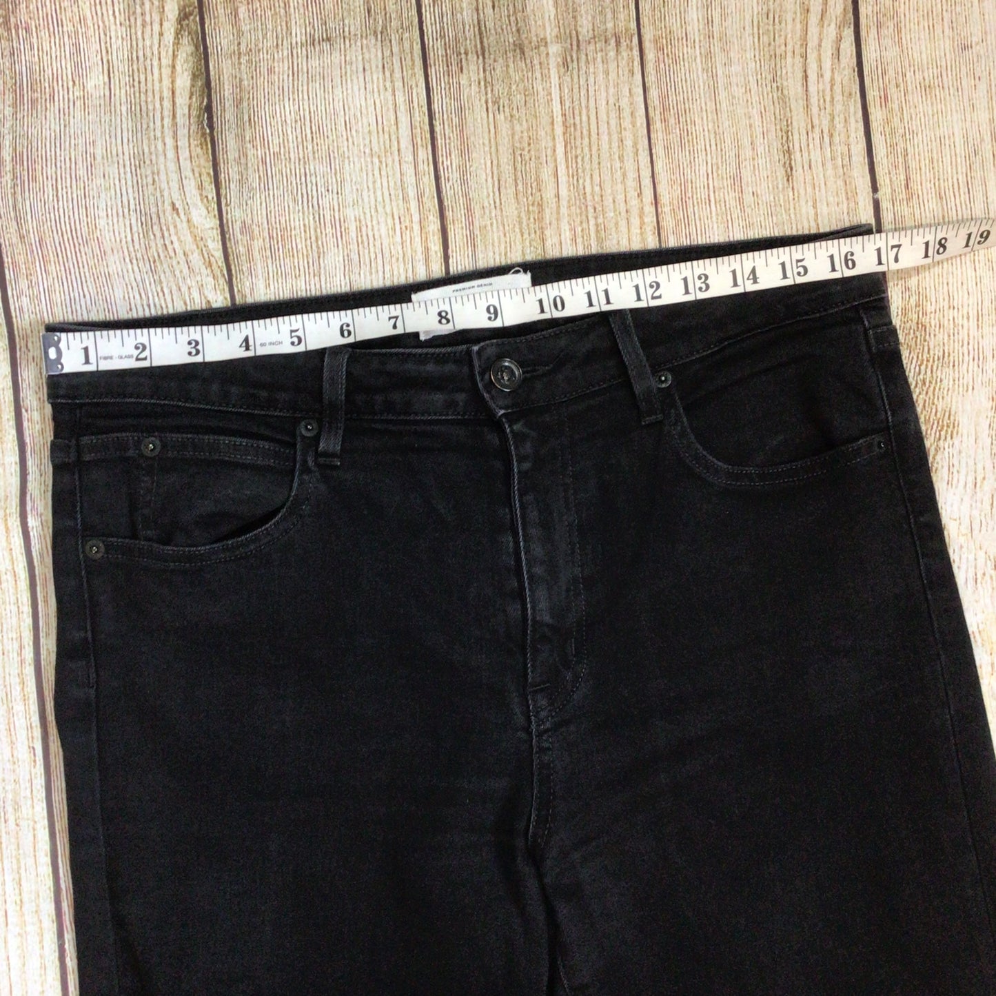 Slvrlake Lou Lou Black Cotton Blend Jeans Size 31