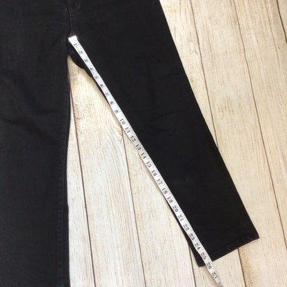 Slvrlake Lou Lou Black Cotton Blend Jeans Size 31