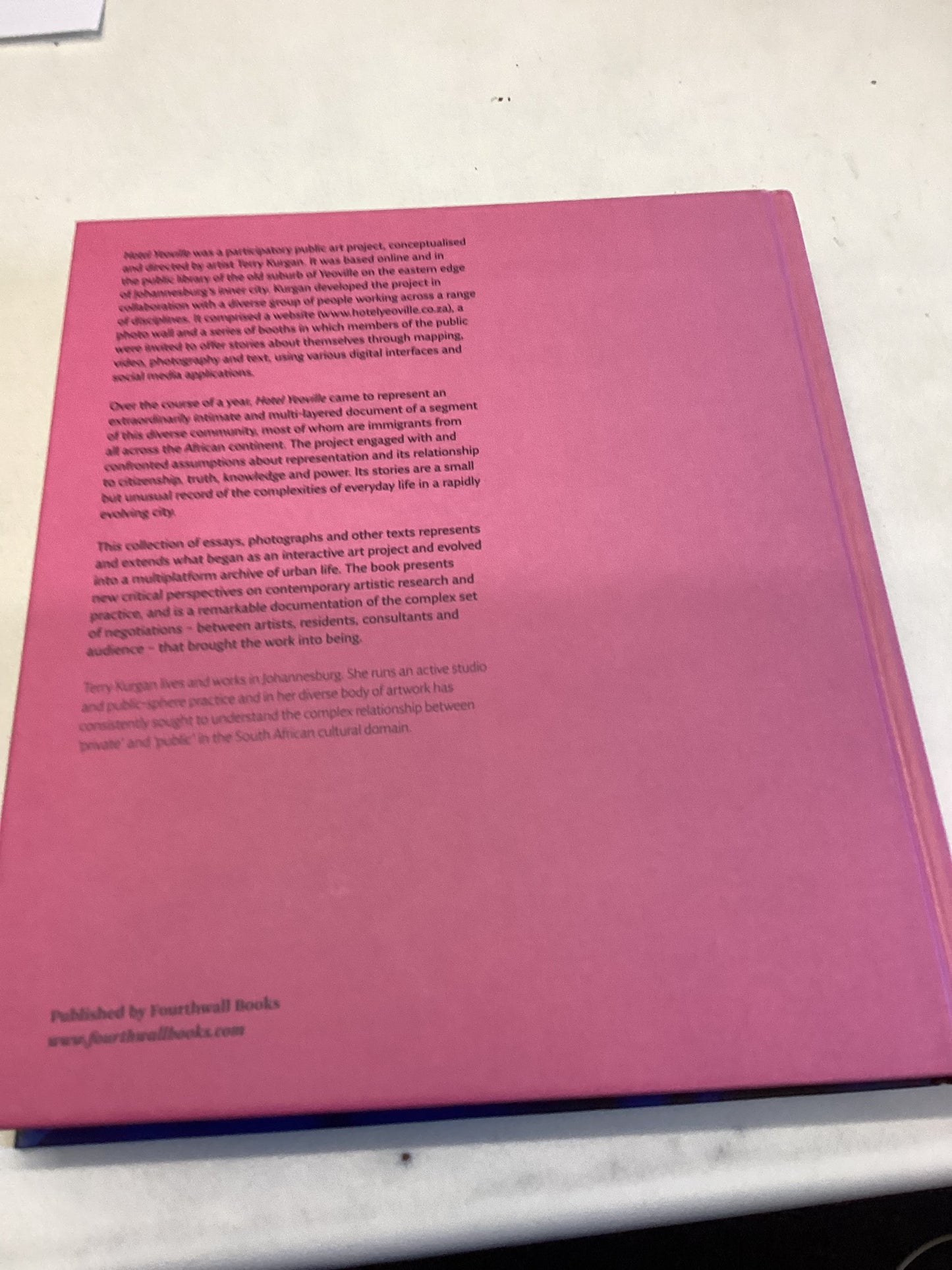 Hotel Yeoville Terry Kurgan