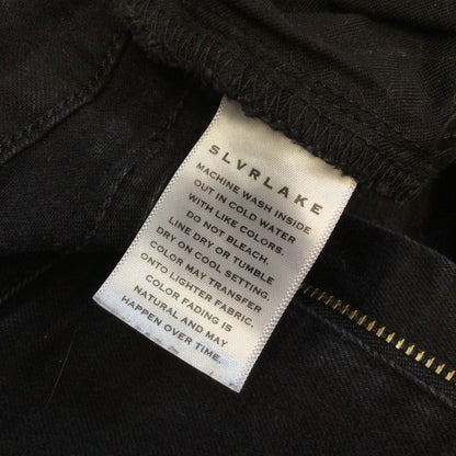 Slvrlake Lou Lou Black Cotton Blend Jeans Size 31
