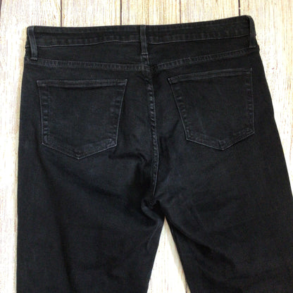 Slvrlake Lou Lou Black Cotton Blend Jeans Size 31