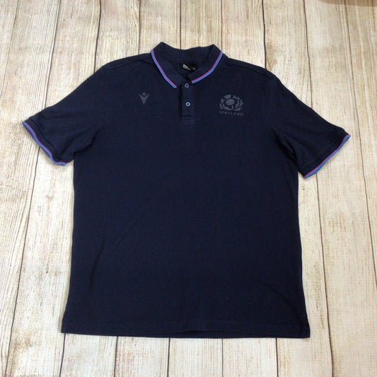 Macron Scotland Rugby Polo Shirt Size XL (184-189cm)