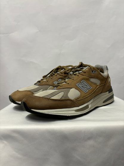 New Balance Brown and Grey Coco Mocca Suede Made In England 991 V2 Trainers 11