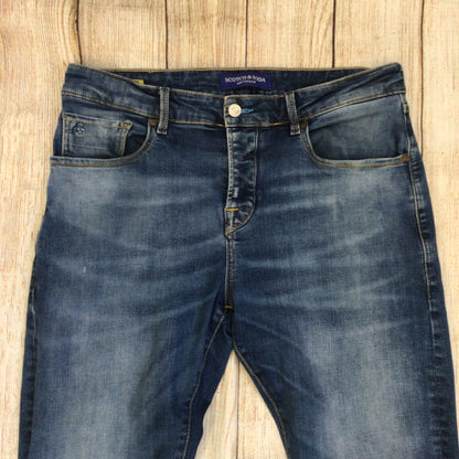Scotch & Soda Ralston Blue Denim Jeans Size 34/32