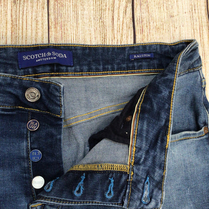 Scotch & Soda Ralston Blue Denim Jeans Size 34/32