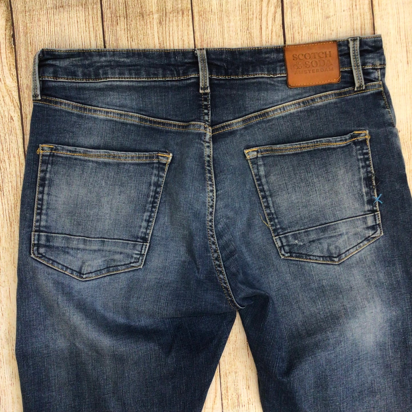 Scotch & Soda Ralston Blue Denim Jeans Size 34/32