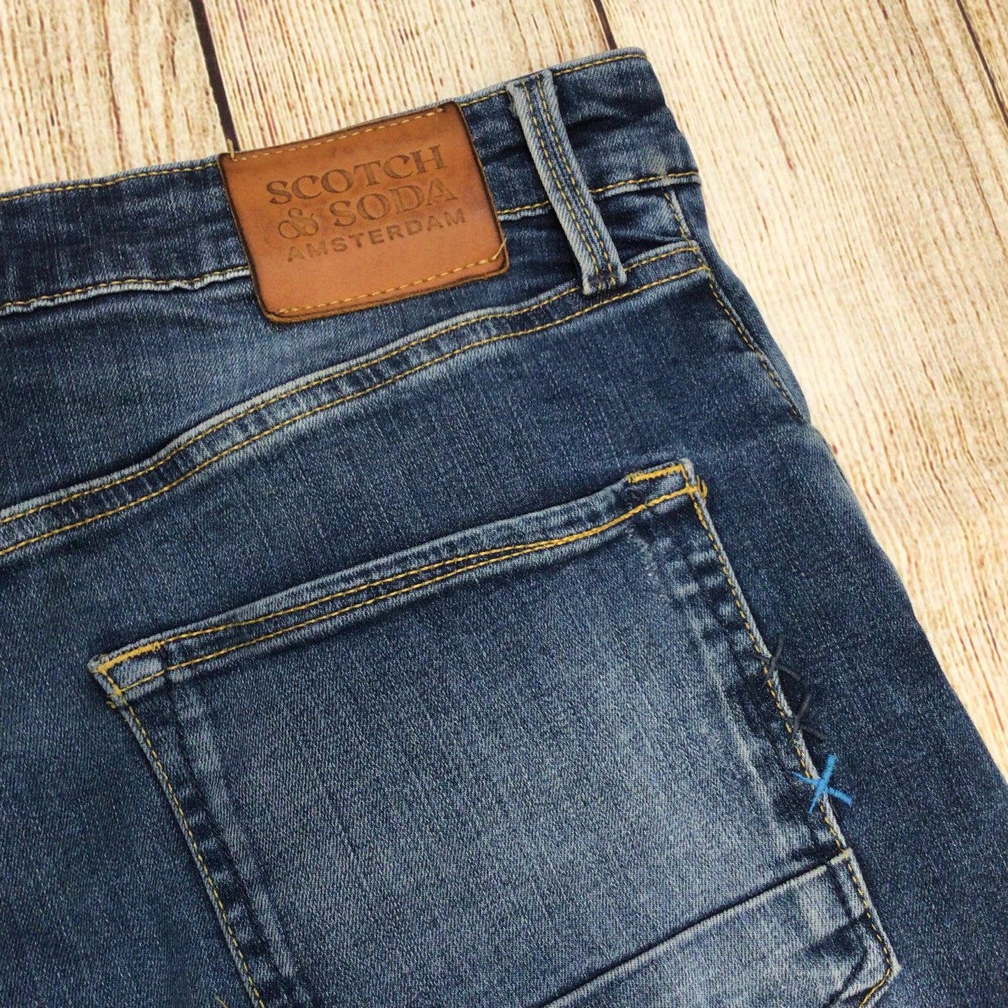 Scotch & Soda Ralston Blue Denim Jeans Size 34/32