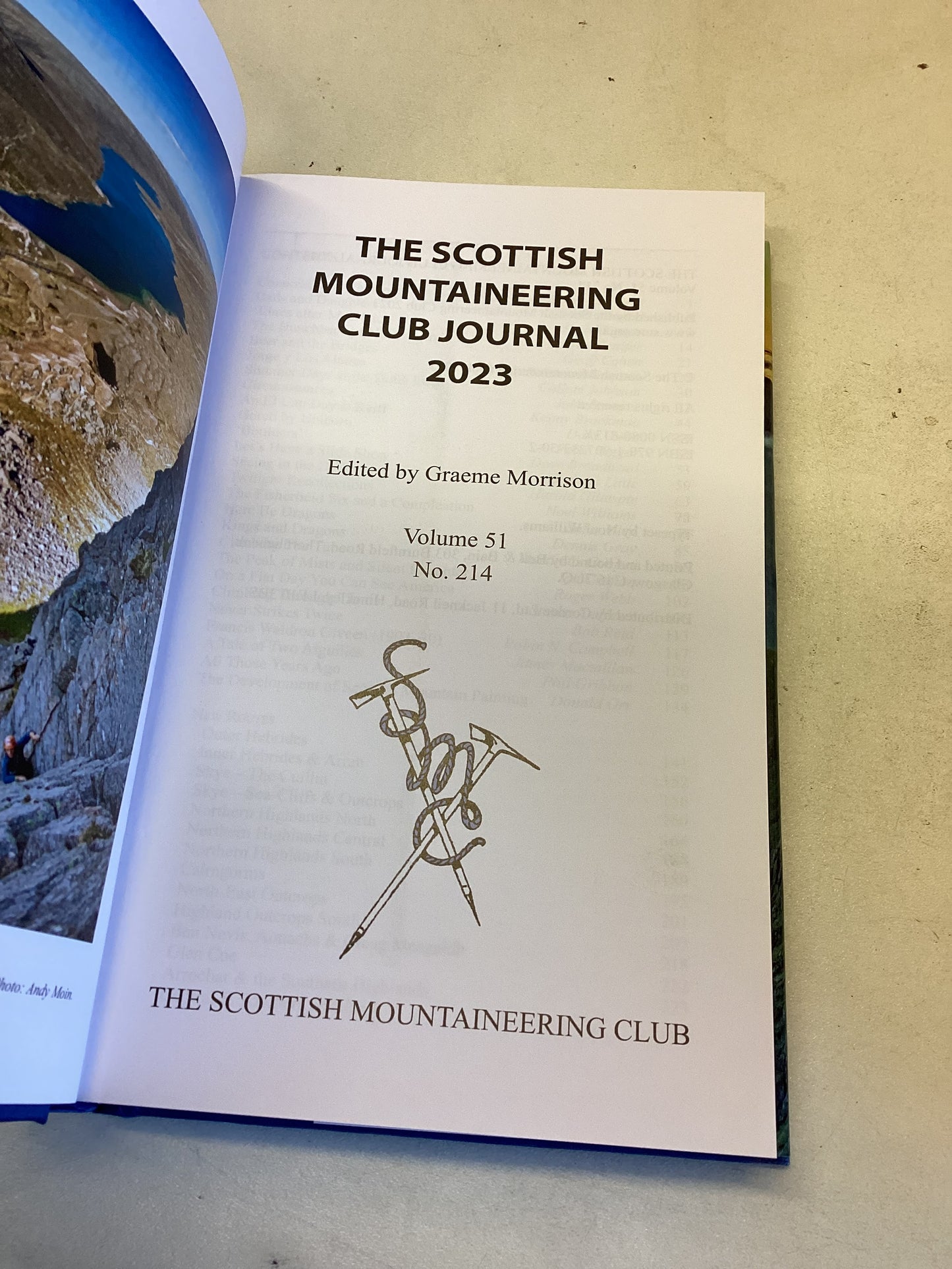 The Scottish Mountaineering Club Journal 2023 Volume 51 No 214