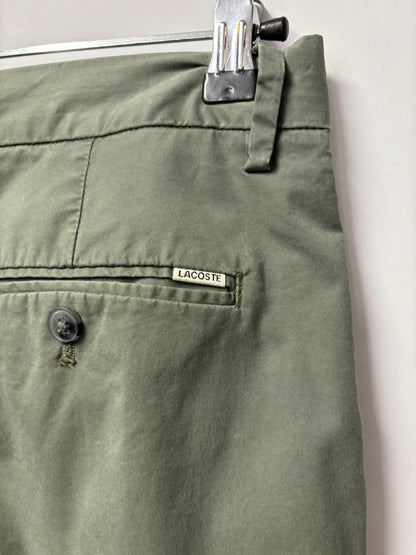 Lacoste Khaki Slim Fit Chinos FR 42